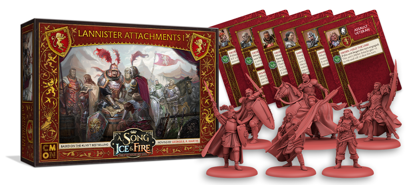A Song of Ice and Fire : Tabletop Miniatures Game - Lannister Attachments #1